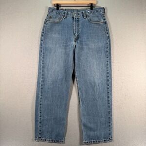 Levis 550 Jeans Mens 36x30 Blue Lightwash‎ Denim Relaxed Straight Retro Classic